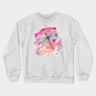 Abstract Dragonfly Crewneck Sweatshirt